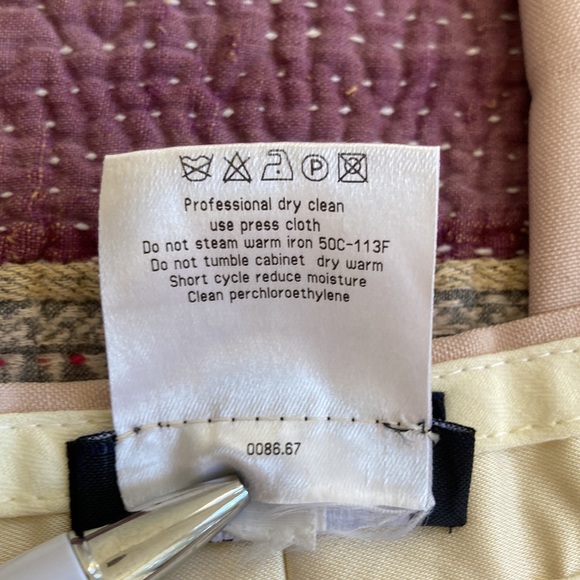 Vintage Giorgio Armani Classico Black Label Borgo 21 Blush Pink Trousers… - Picture 9 of 12